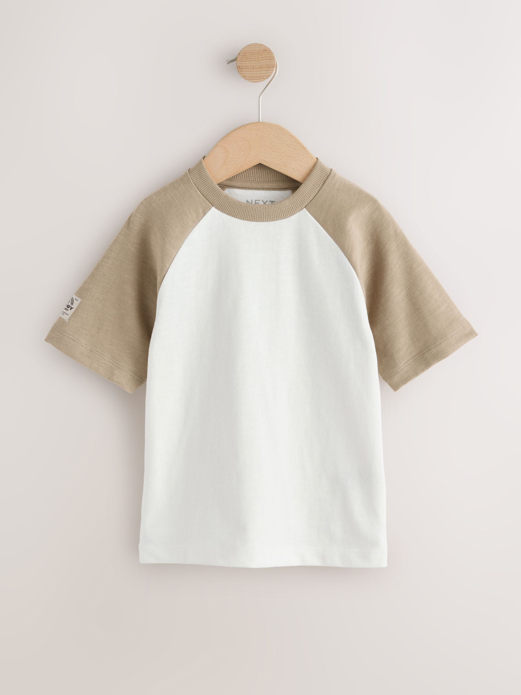 Grey Long Sleeve Raglan T-Shirts 3 Pack (3mths-7yrs) image 4