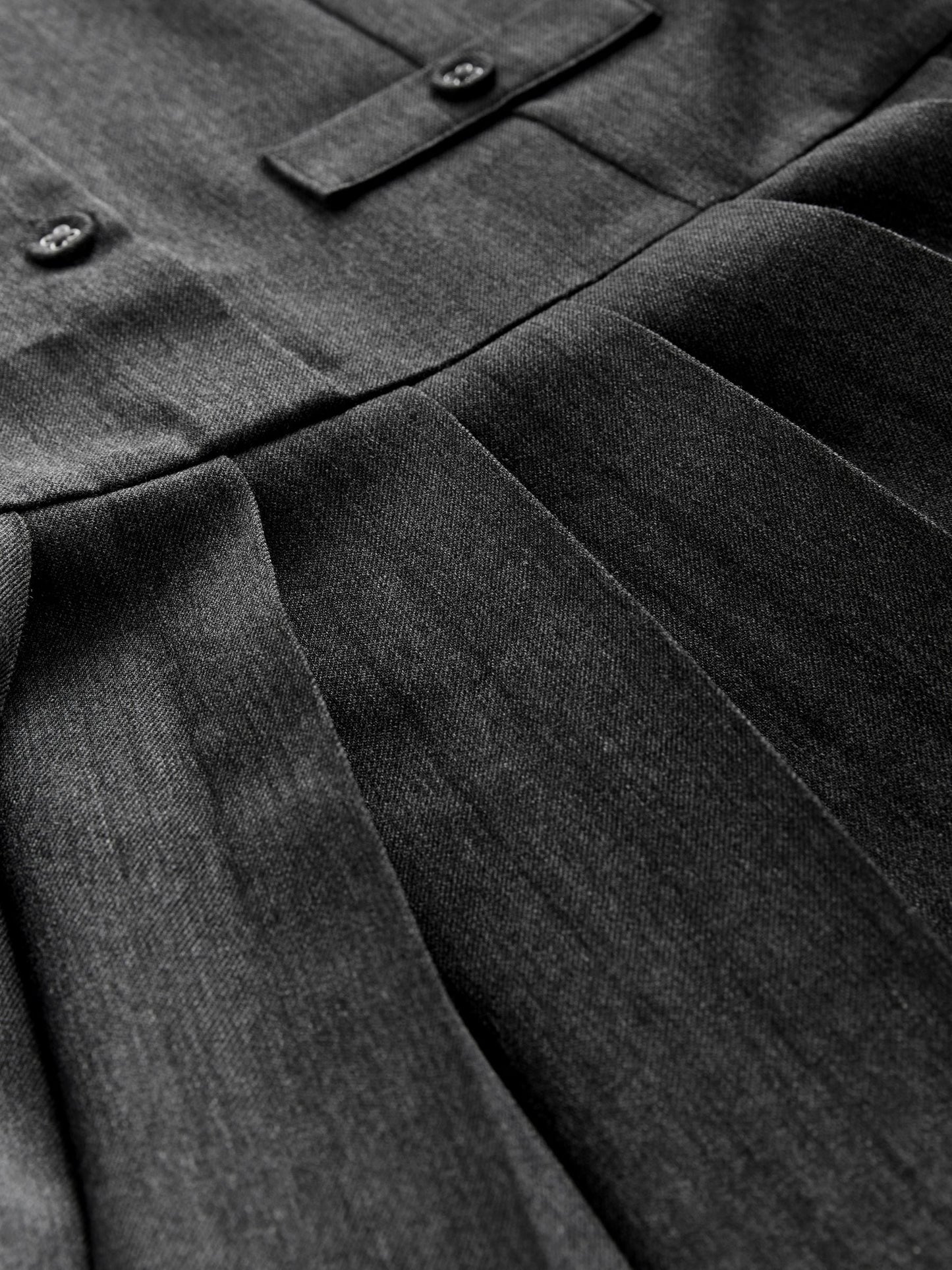 Grey Drop Waist Pleated Pinafore School Dress (3-14yrs) image 9