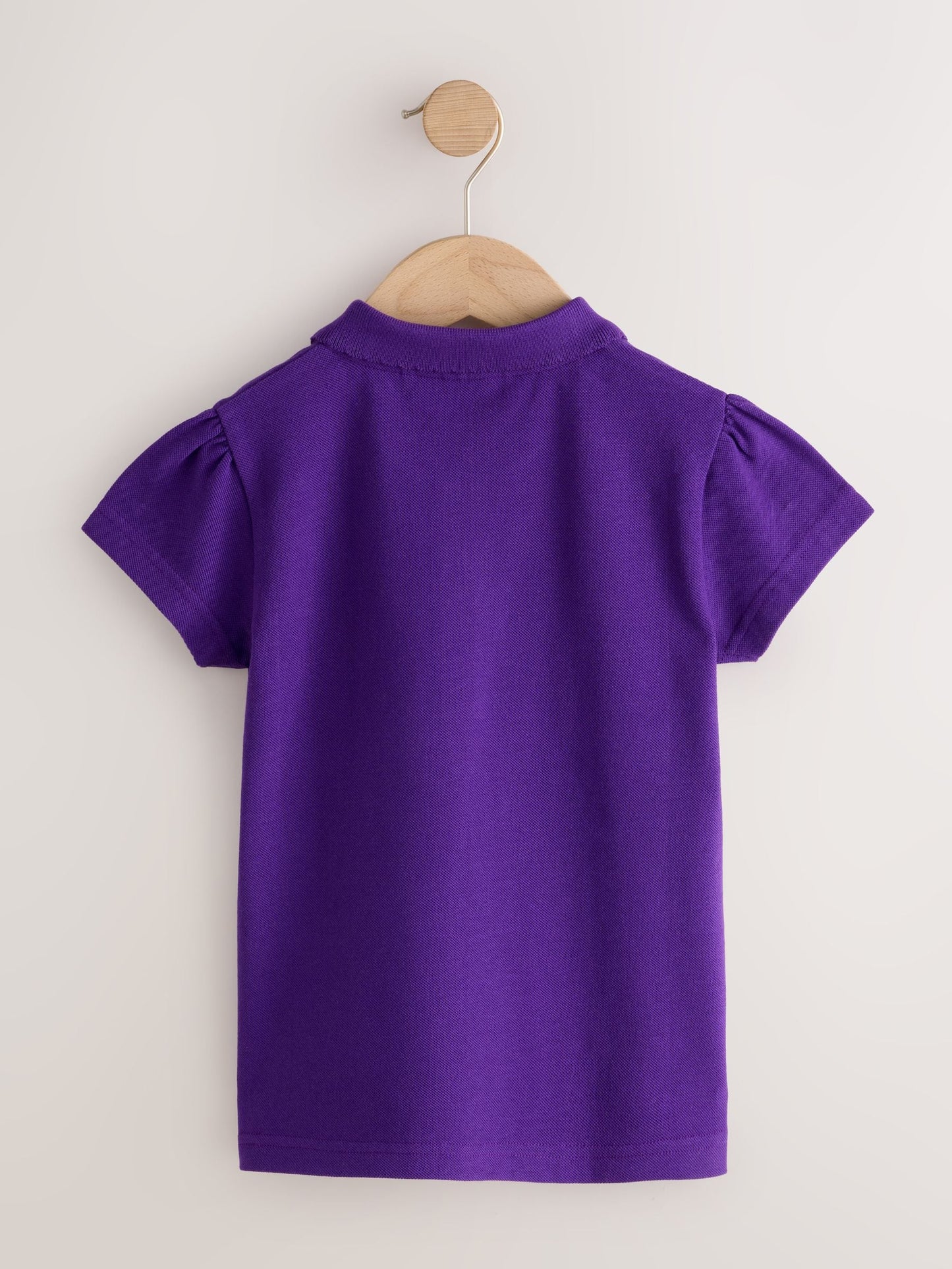 Dsiney Kidz - Purple Regular Fit Girls 2 Pack Cotton Short Sleeve Polo Shirts (3-16yrs) image 4