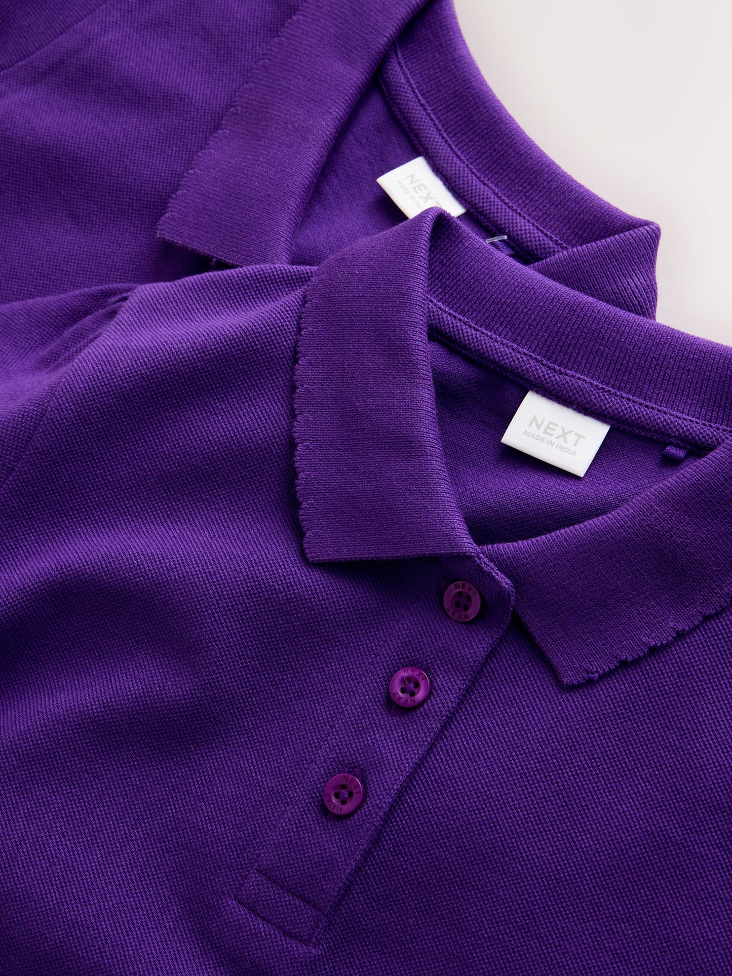 Dsiney Kidz - Purple Regular Fit Girls 2 Pack Cotton Short Sleeve Polo Shirts (3-16yrs) image 5