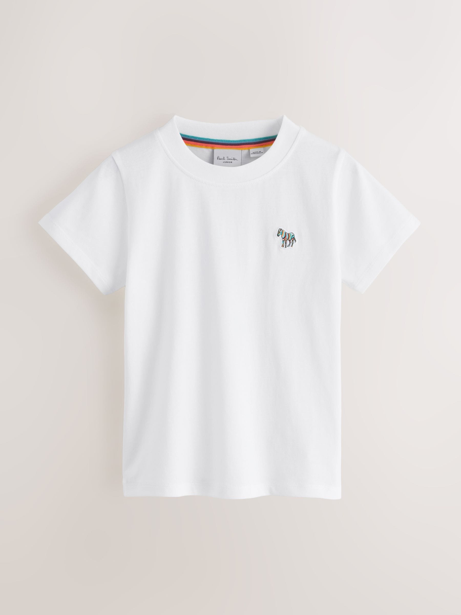 Dsiney Kidz - Paul Smith Junior Pink/White Signature T-Shirts 3 Pack image 2