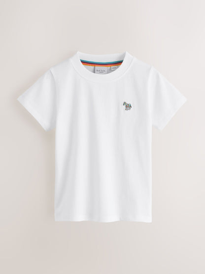 Dsiney Kidz - Paul Smith Junior Pink/White Signature T-Shirts 3 Pack image 2