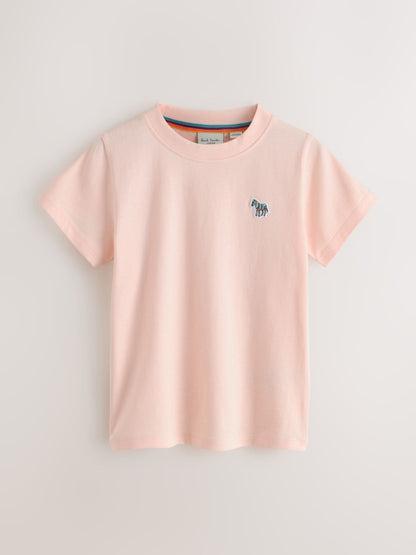 Dsiney Kidz - Paul Smith Junior Pink/White Signature T-Shirts 3 Pack image 4