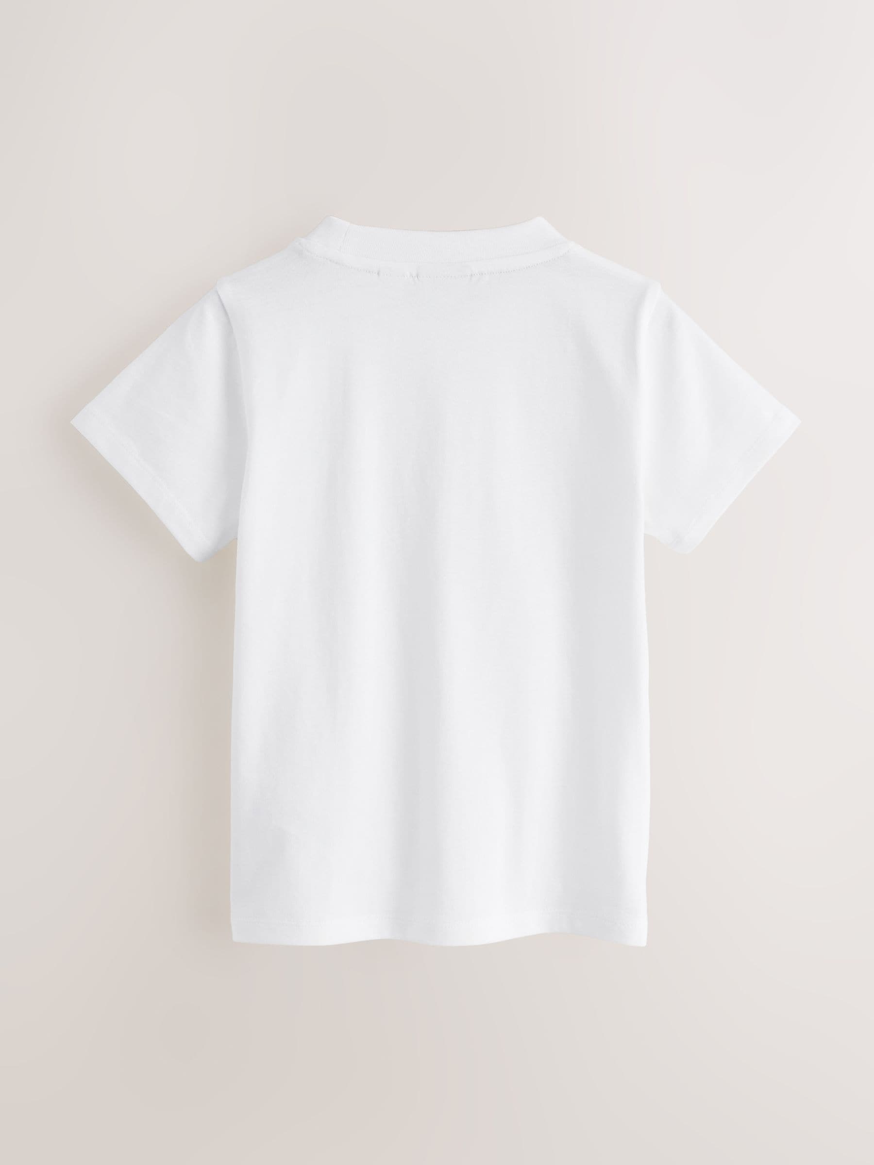 Dsiney Kidz - Paul Smith Junior Pink/White Signature T-Shirts 3 Pack image 5