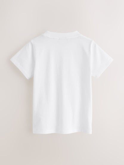 Dsiney Kidz - Paul Smith Junior Pink/White Signature T-Shirts 3 Pack image 5