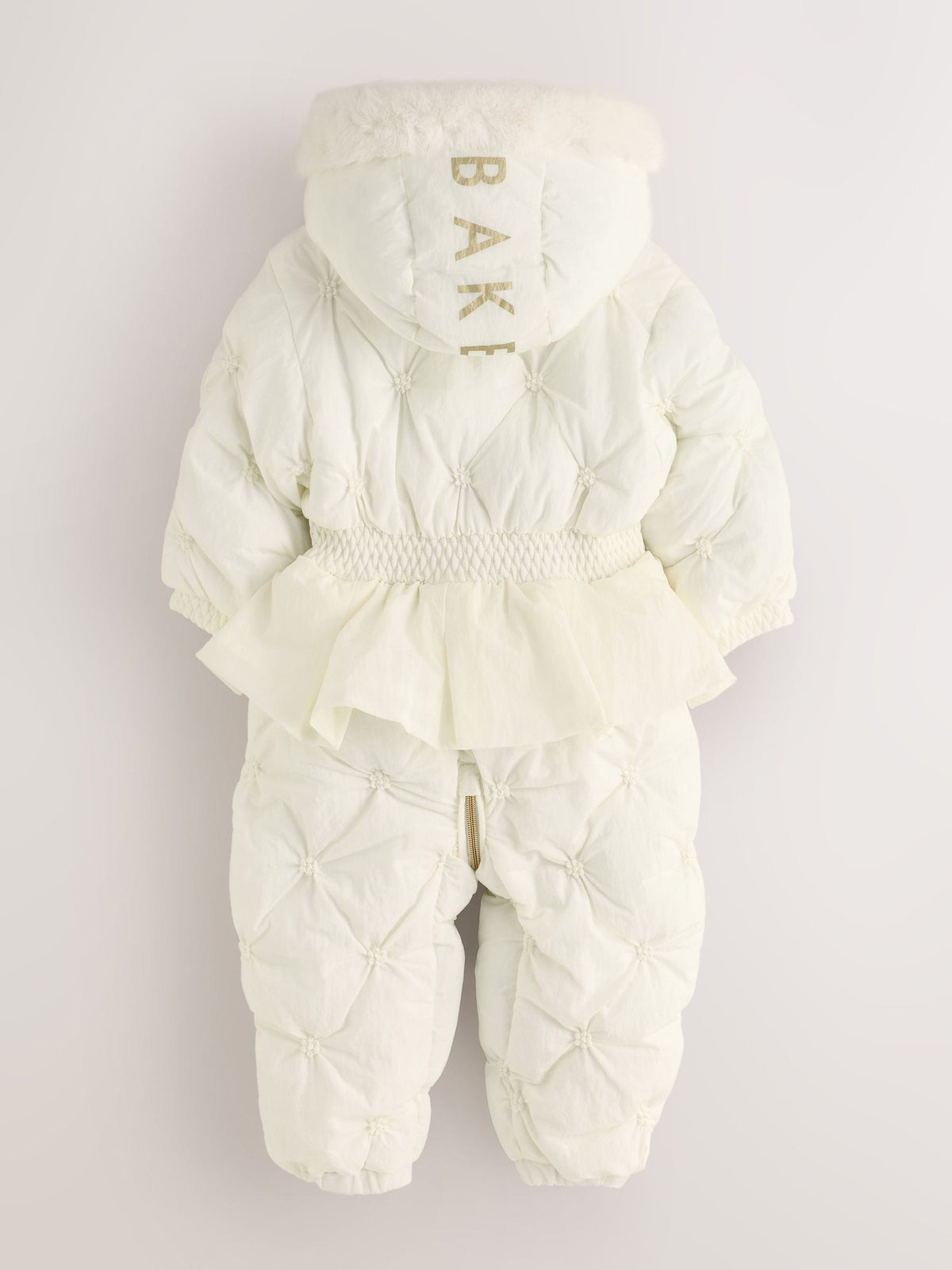 Dsiney Kidz - Baker by Ted Baker Shower Resistant Embroidered Peplum Padded Snowsuit image 2