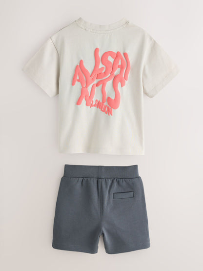 smALLSAINTS Multi Orlando T-Shirt and Shorts Younger Set image 6