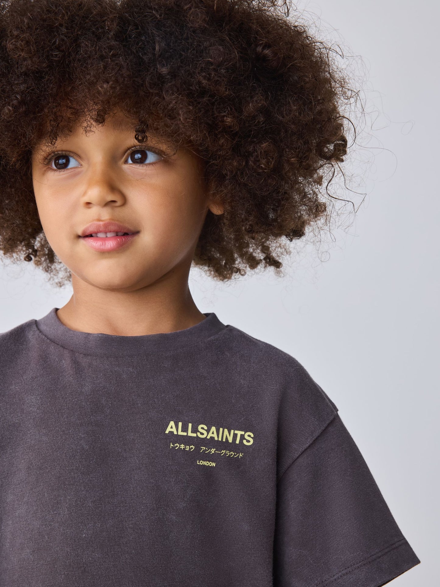 Dsiney Kidz - smALLSAINTS Washed Brown Underground T-Shirt and Sweat Shorts Younger Set image 4