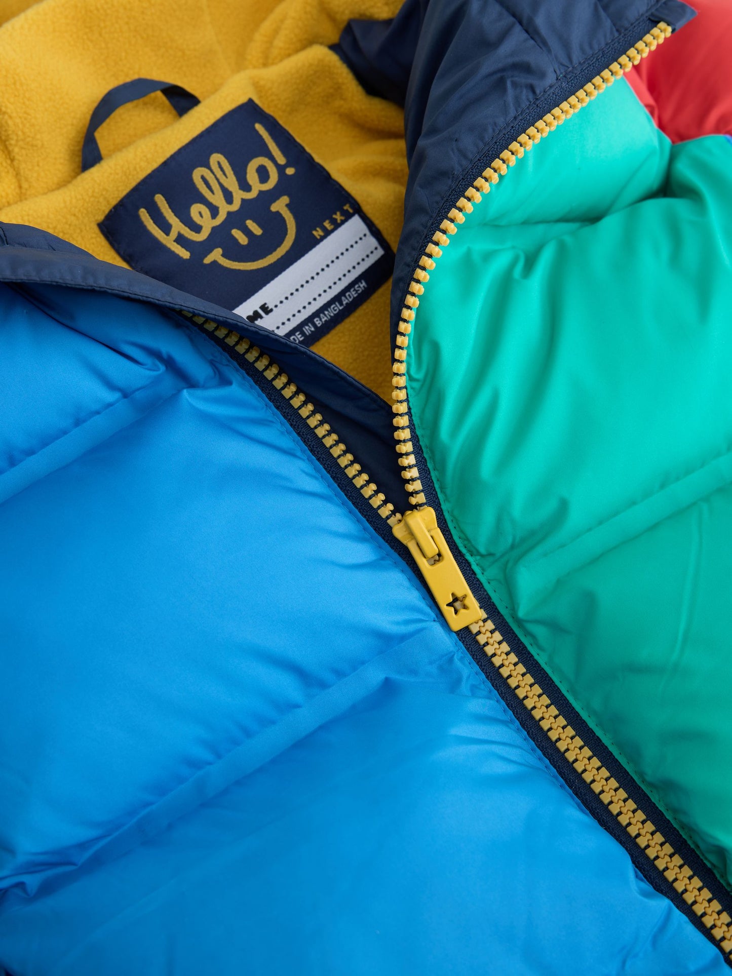 Dsiney Kidz - Bright Colour Block Padded Coat (3mths-7yrs) image 10