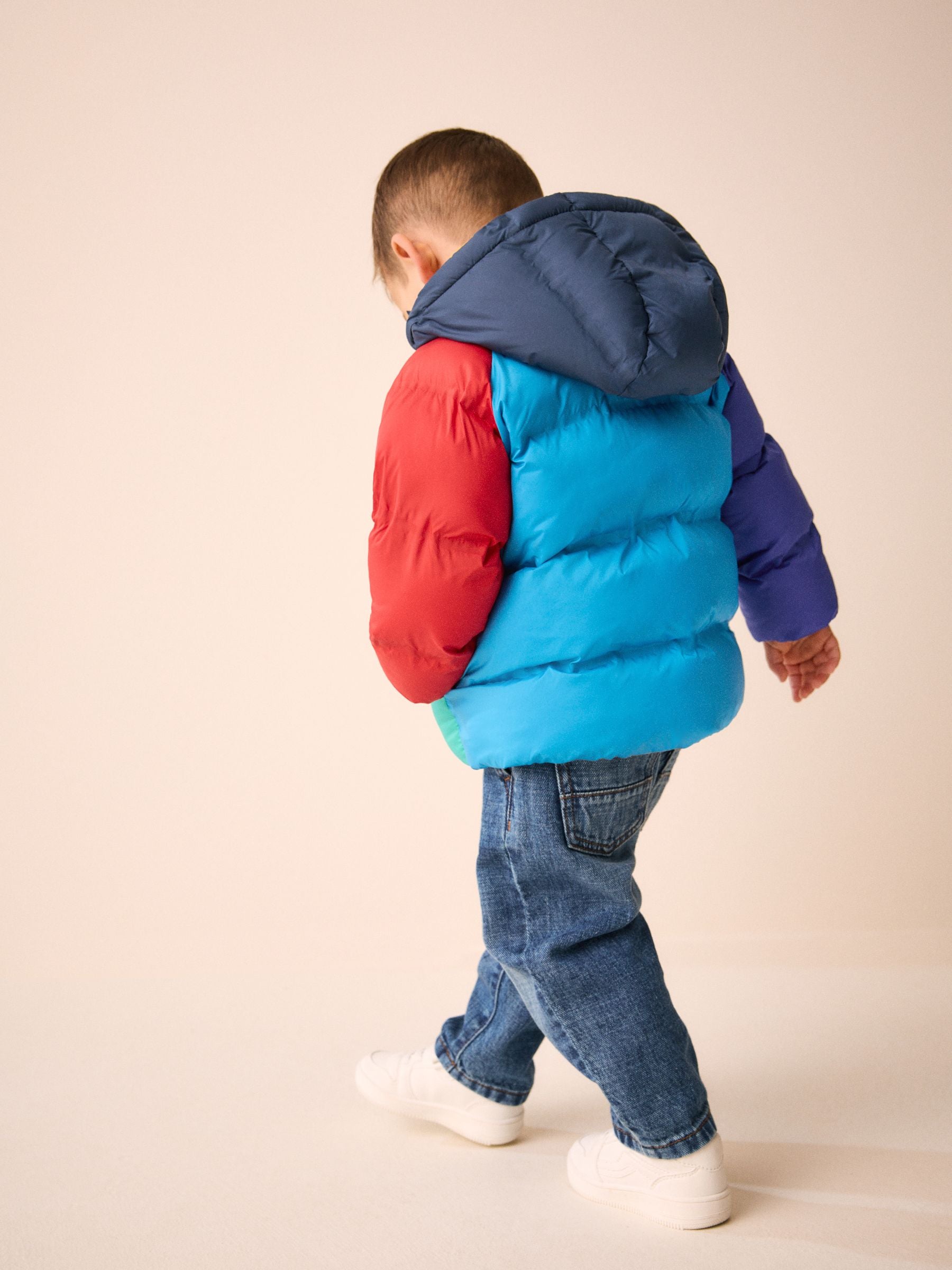 Dsiney Kidz - Bright Colour Block Padded Coat (3mths-7yrs) image 3