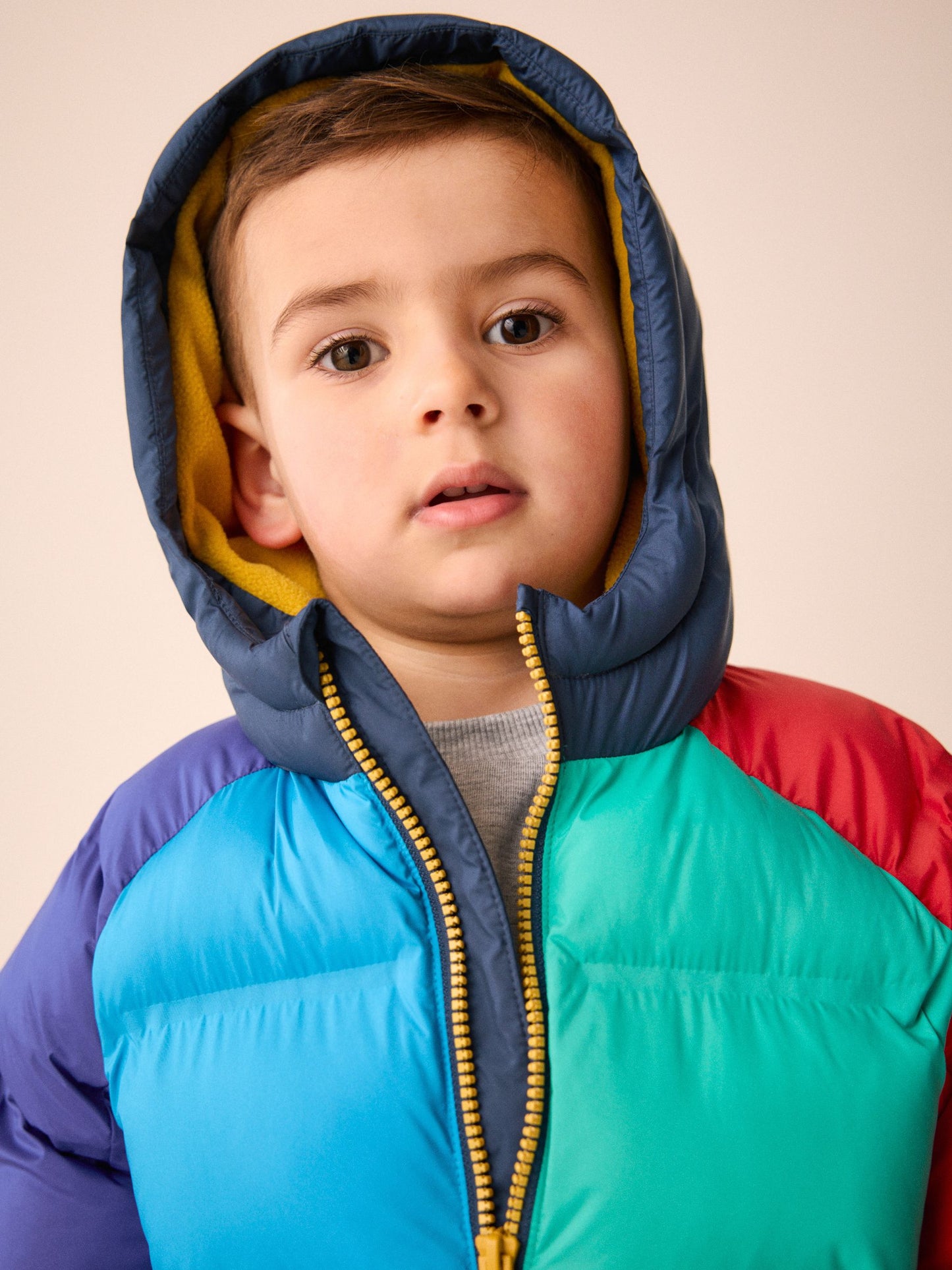 Dsiney Kidz - Bright Colour Block Padded Coat (3mths-7yrs) image 4
