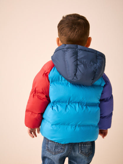 Dsiney Kidz - Bright Colour Block Padded Coat (3mths-7yrs) image 5