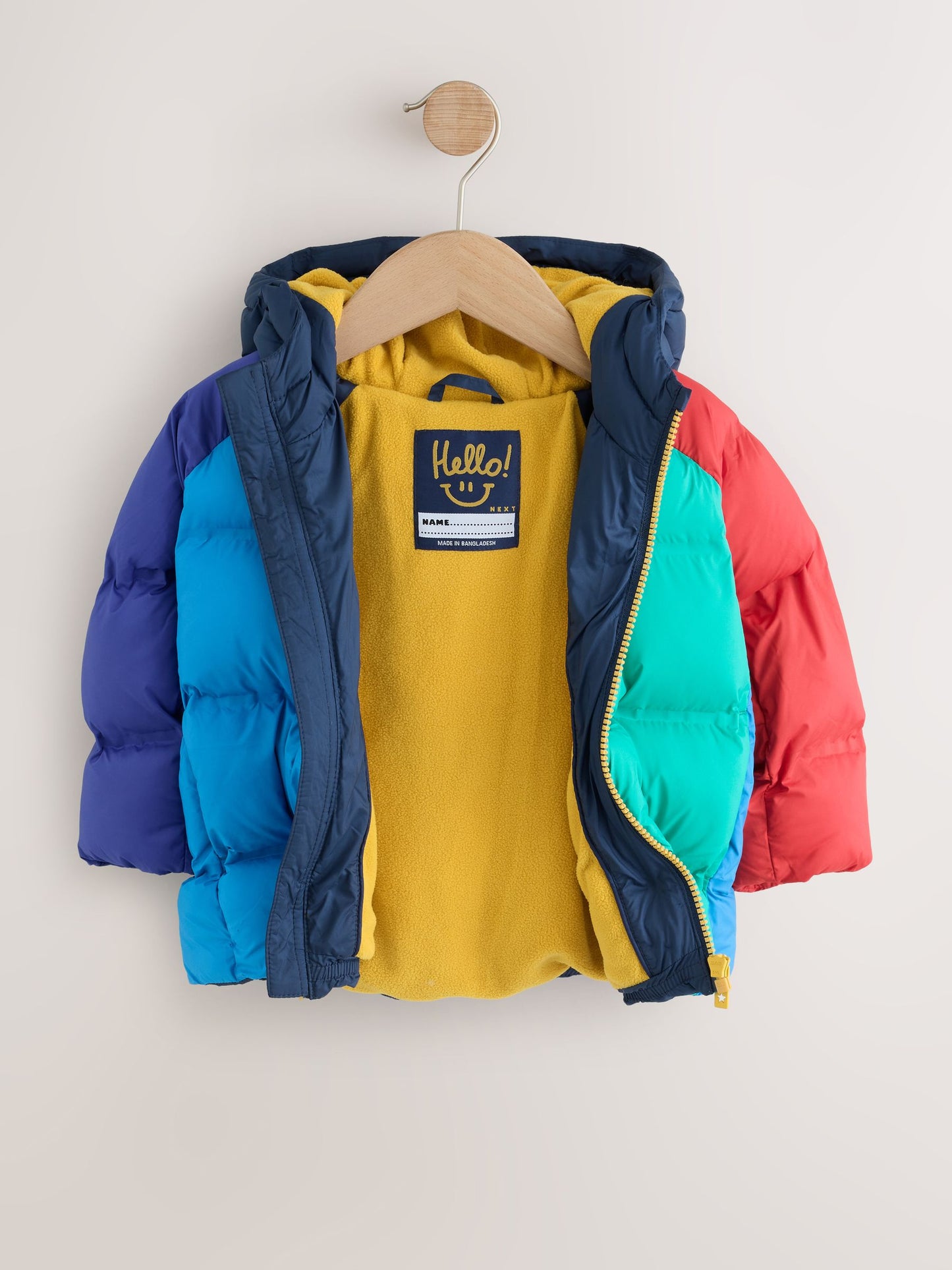 Dsiney Kidz - Bright Colour Block Padded Coat (3mths-7yrs) image 8
