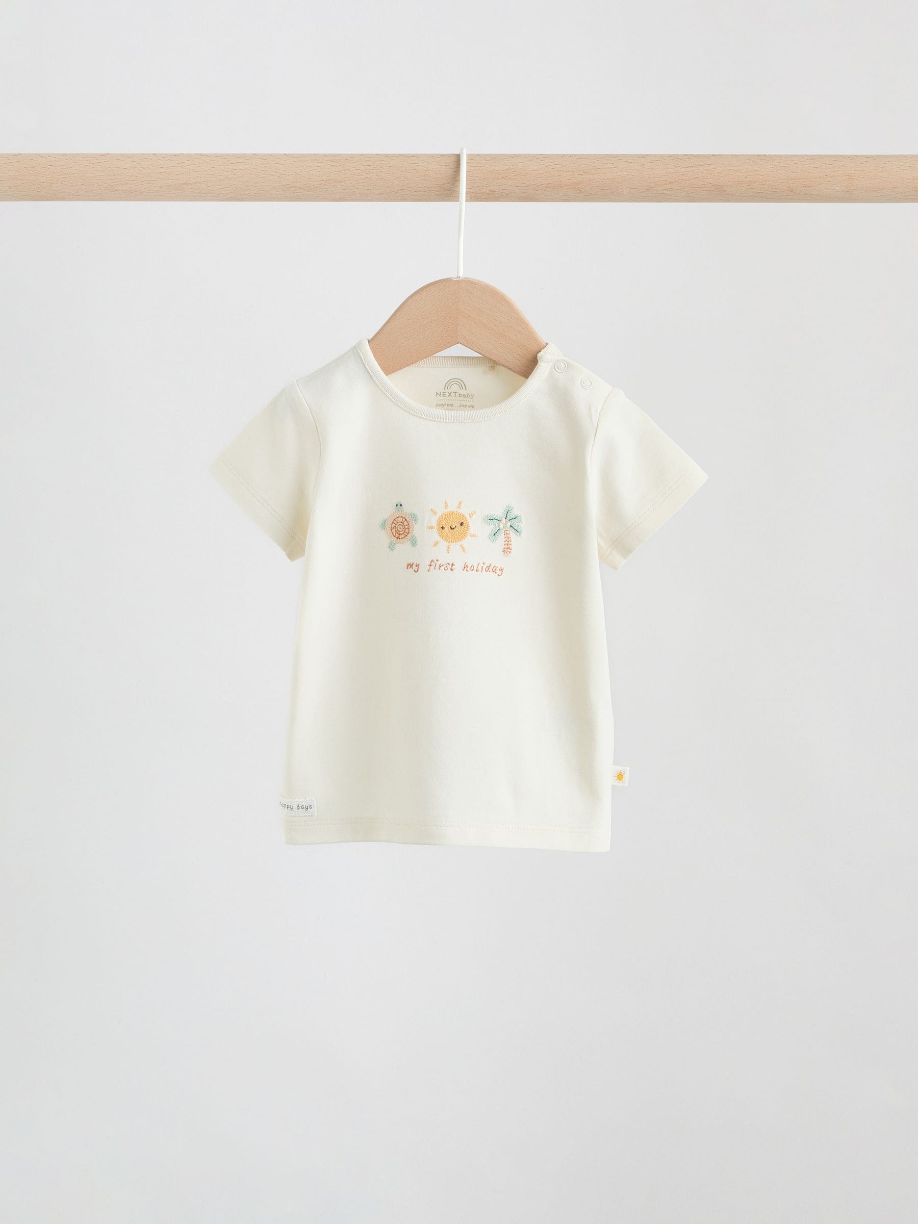 Cream My First Holiday Top and Short Baby Set (0-18mths) image 3