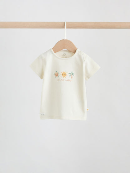 Cream My First Holiday Top and Short Baby Set (0-18mths) image 3