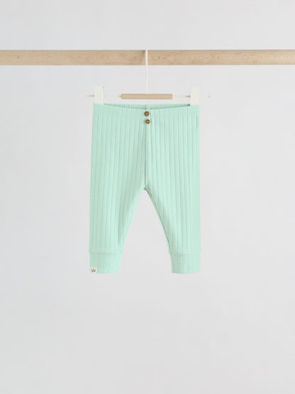 Sage Green Hello World Top and Leggings Baby Set (0-18mths) image 5