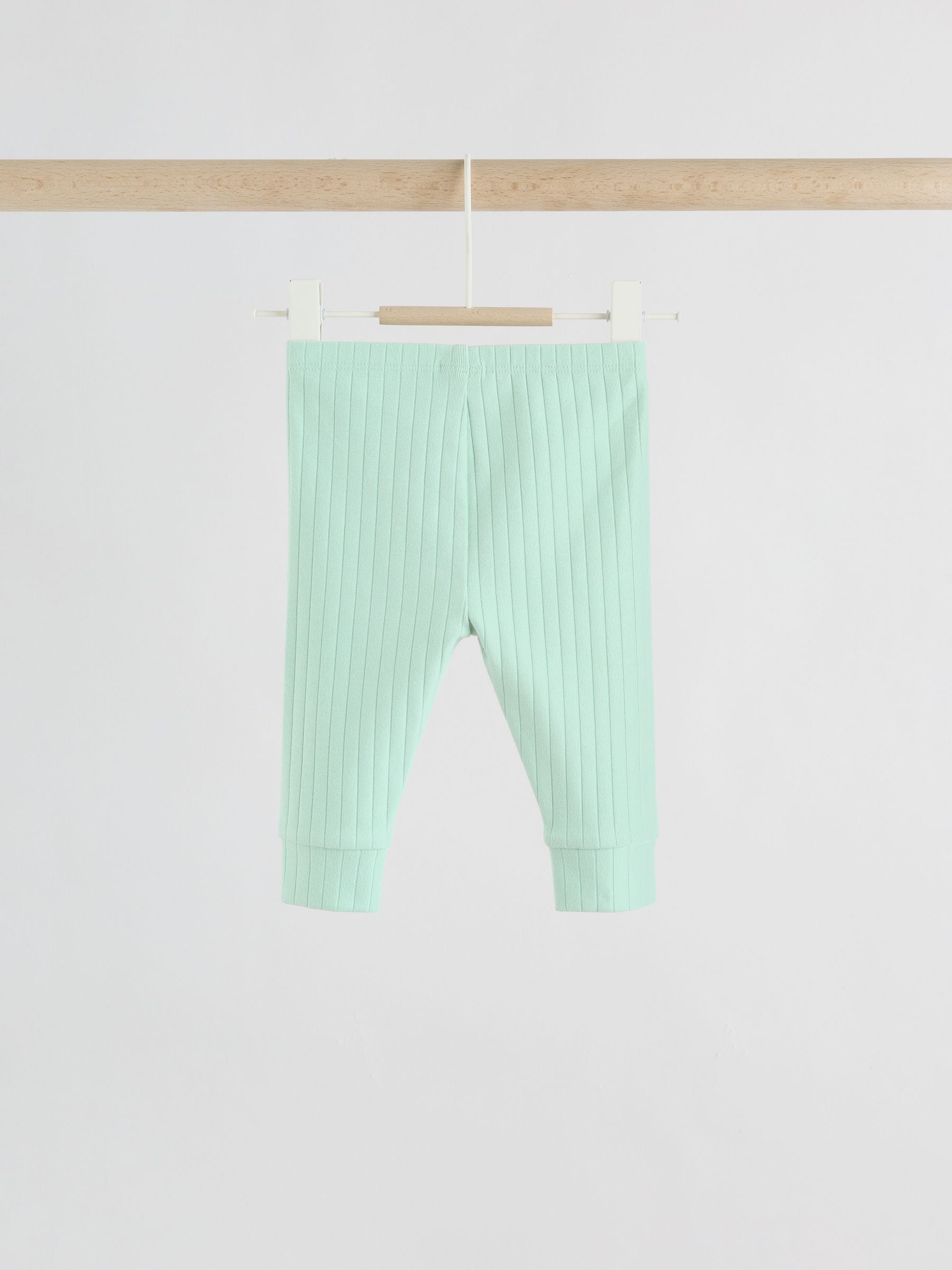 Sage Green Hello World Top and Leggings Baby Set (0-18mths) image 6