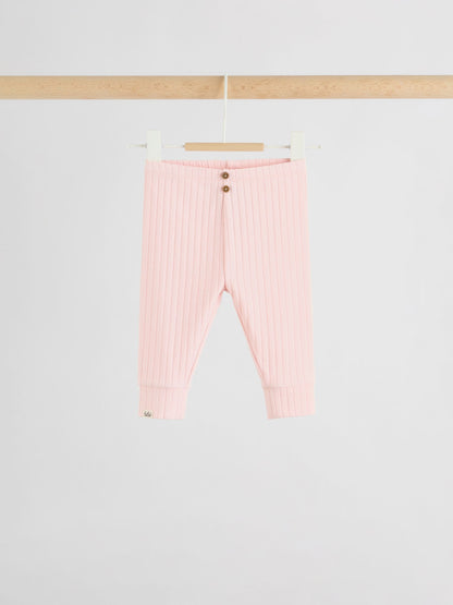 Pink Hello World Top and Leggings Baby Set (0-18mths) image 6