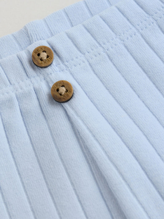 Blue Hello World Top and Leggings Baby Set (0-18mths) image 3