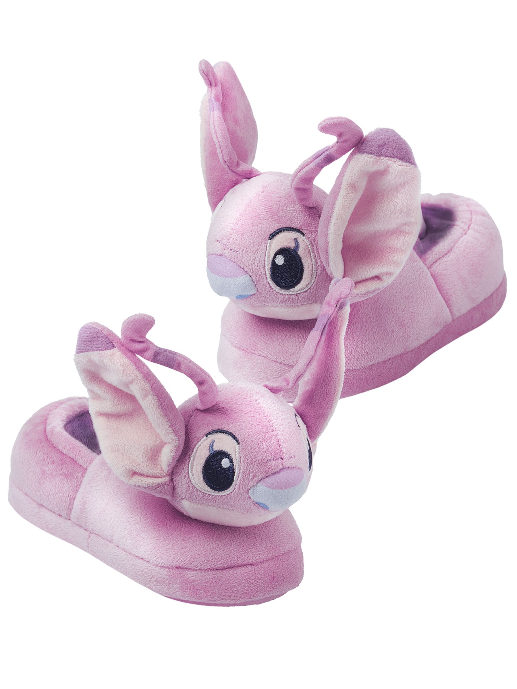 Character Pink Disney Lilo And Stitch Slippers 3D Angel Head image 3