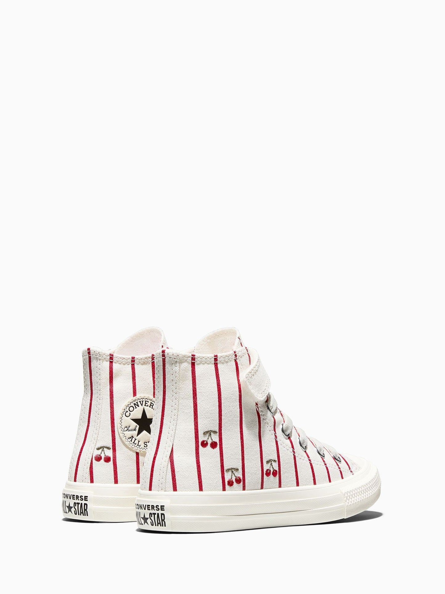 Converse White Chuck Taylor Strawberry Print Hightop Trainers image 4
