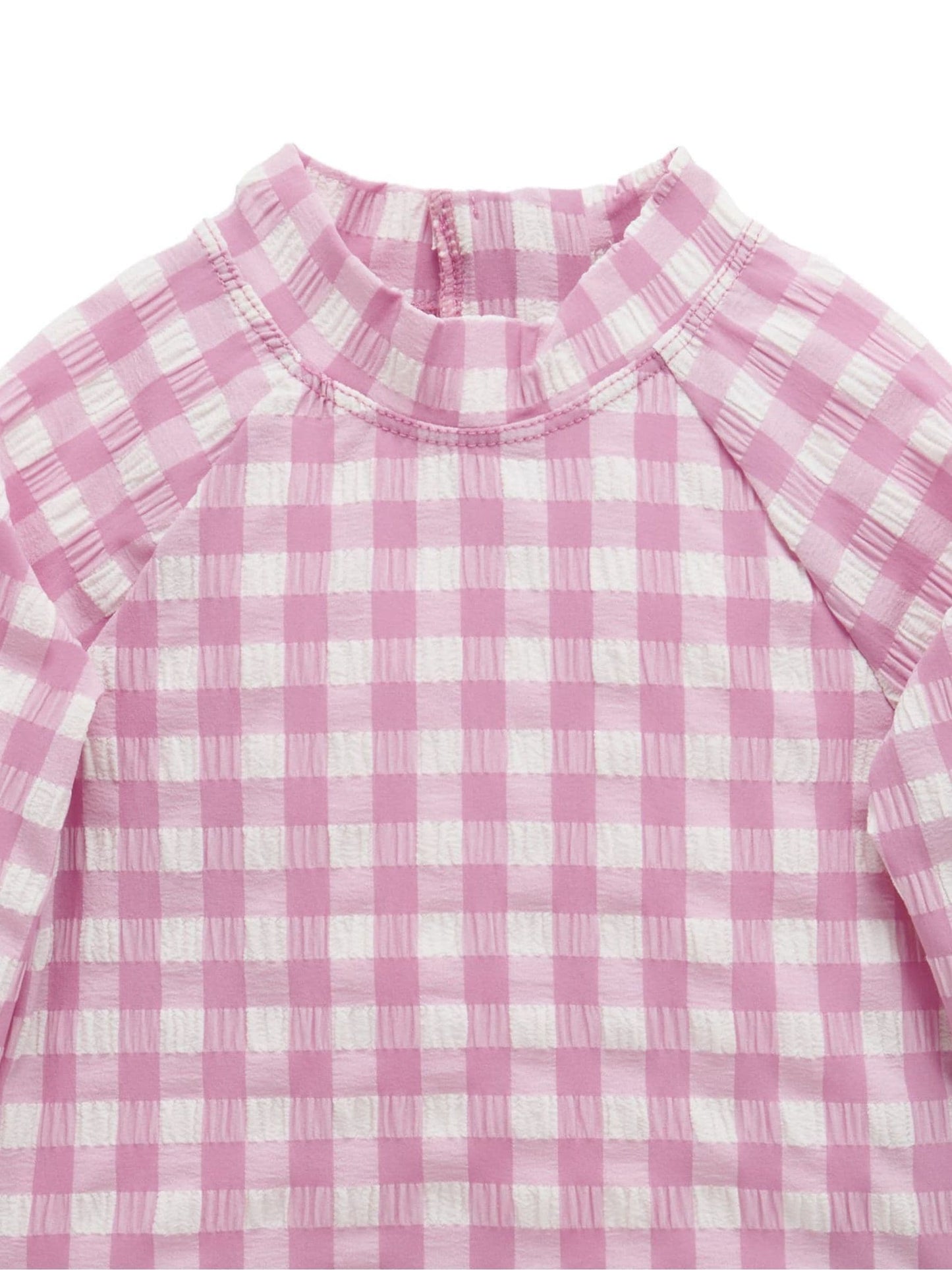 Purebaby Pink Long Sleeve Rashie Swim Set image 6