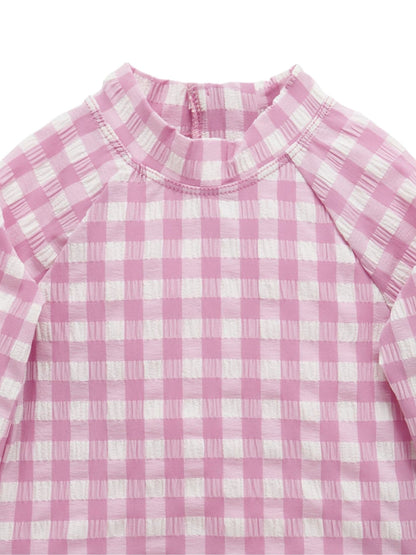 Purebaby Pink Long Sleeve Rashie Swim Set image 6