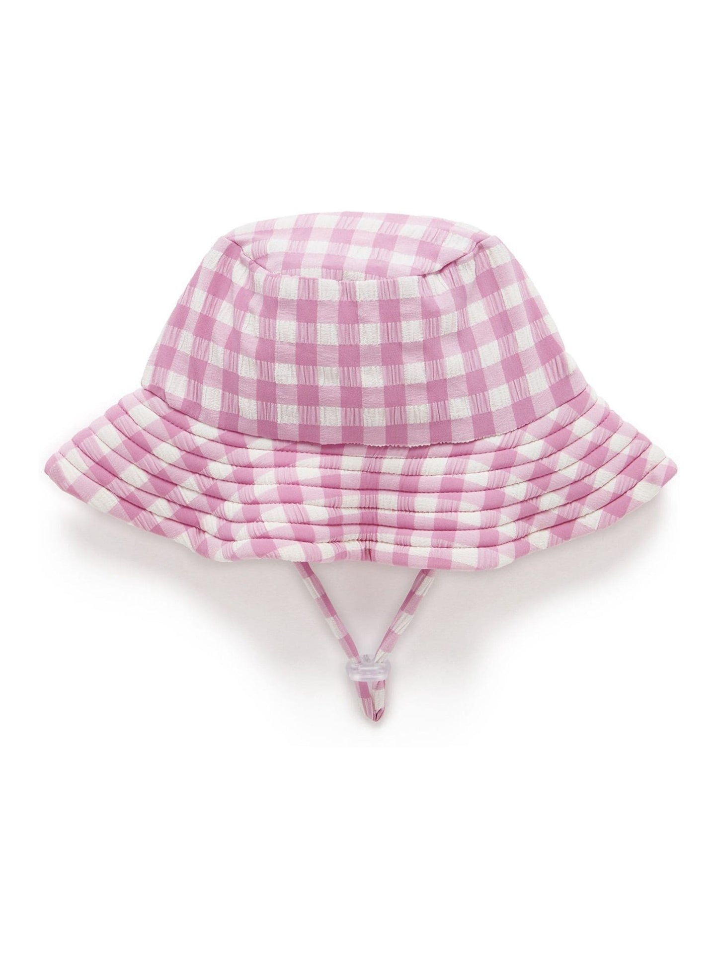 Purebaby Pink Broad Brim Swim Hat image 2