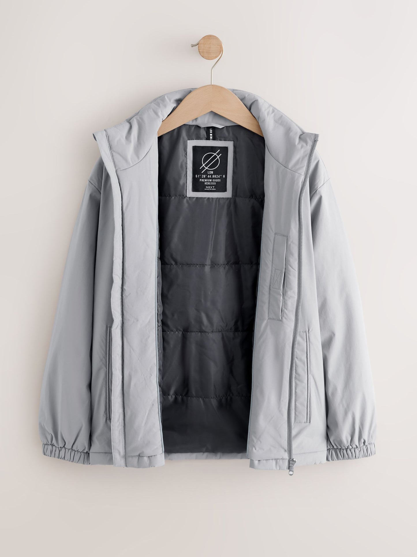 Dsiney Kidz - Grey Funnel Neck Padded Jacket (7-16yrs) image 7