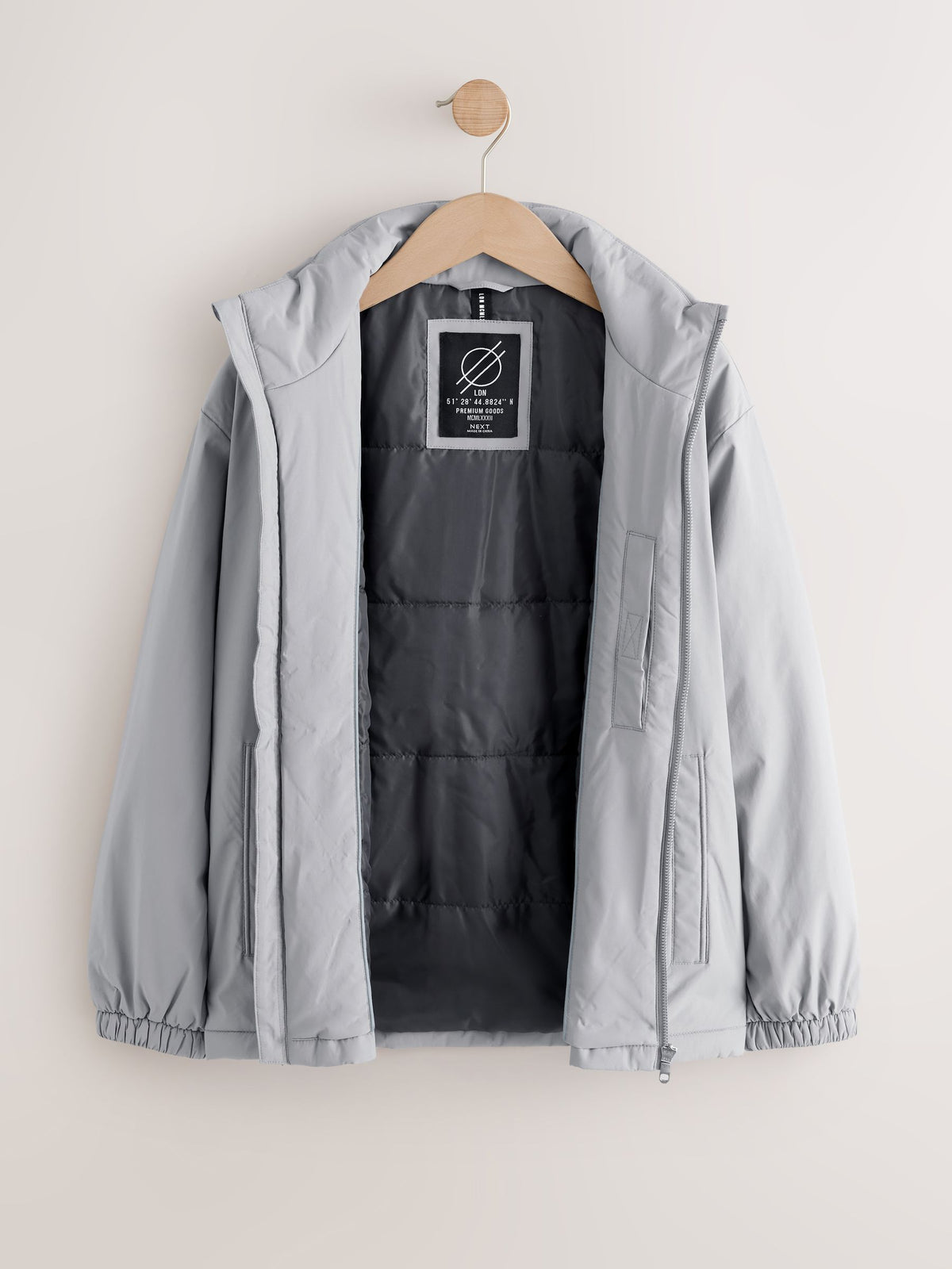 Dsiney Kidz - Grey Funnel Neck Padded Jacket (7-16yrs) image 7