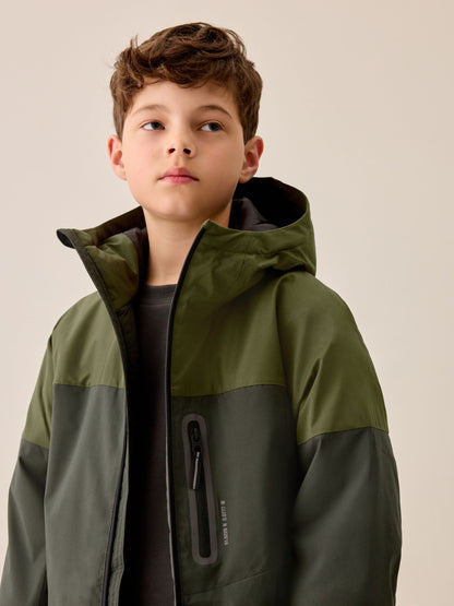 Dsiney Kidz - Khaki Green Shower Resistant Coat (3-17yrs) image 2