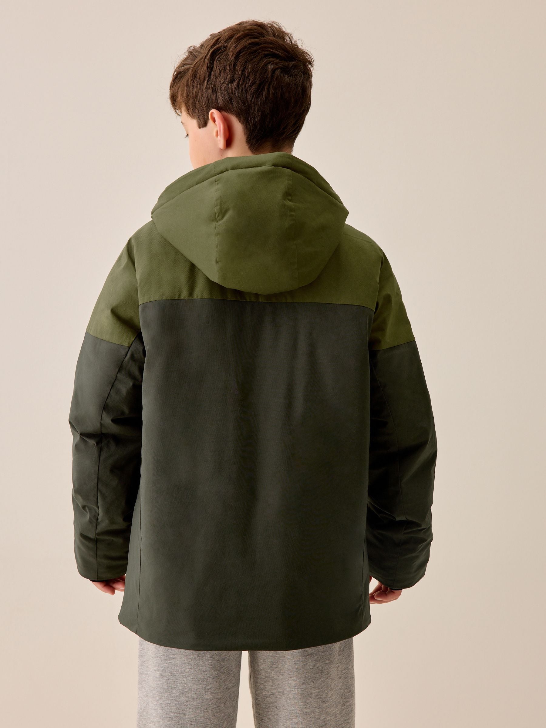 Dsiney Kidz - Khaki Green Shower Resistant Coat (3-17yrs) image 3
