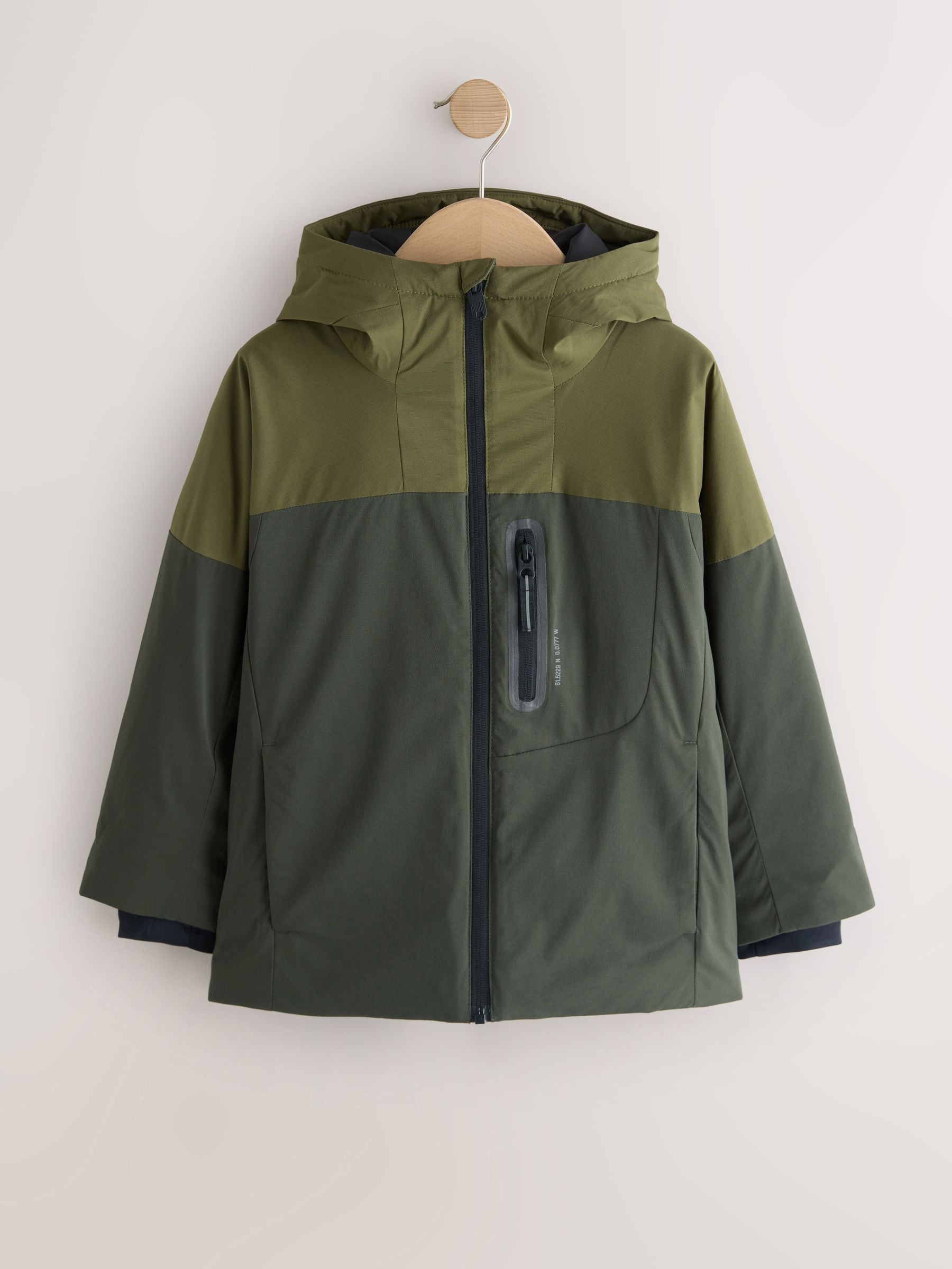 Dsiney Kidz - Khaki Green Shower Resistant Coat (3-17yrs) image 5