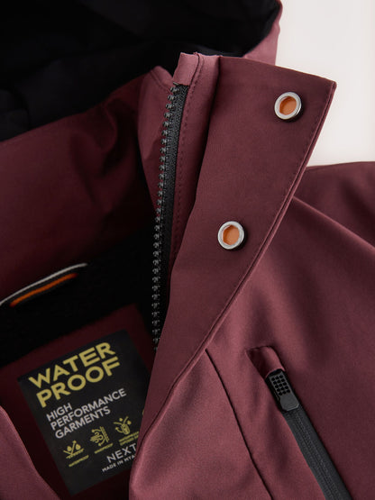 Burgundy Red Waterproof Parka Coat (3-17yrs) - image 12