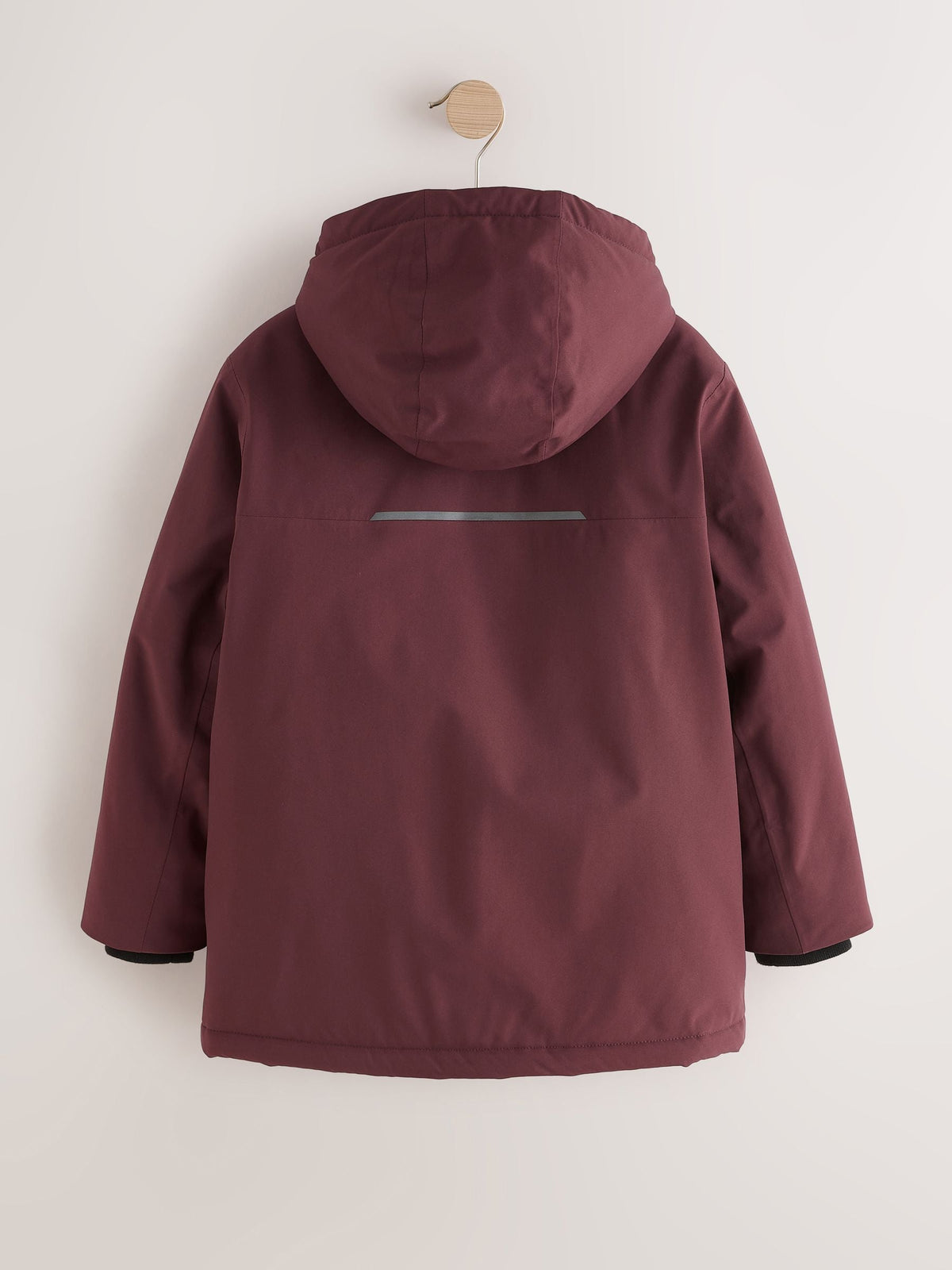Burgundy Red Waterproof Parka Coat (3-17yrs) - image 8