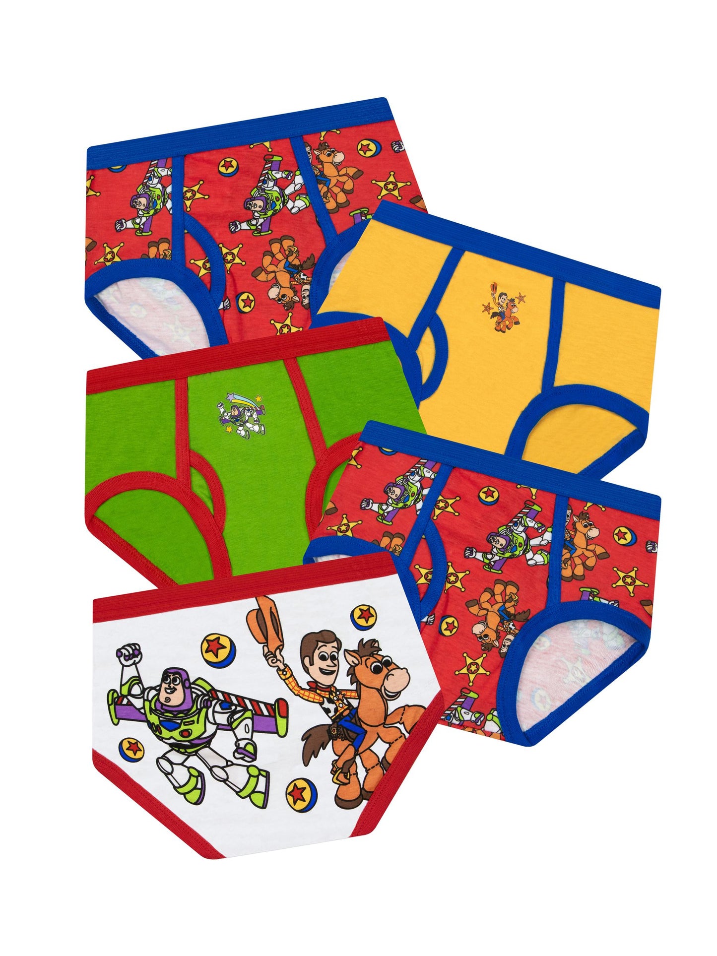 Dsiney Kidz - Character Red Toy Story Boys Briefs Pack Of 5 image 1