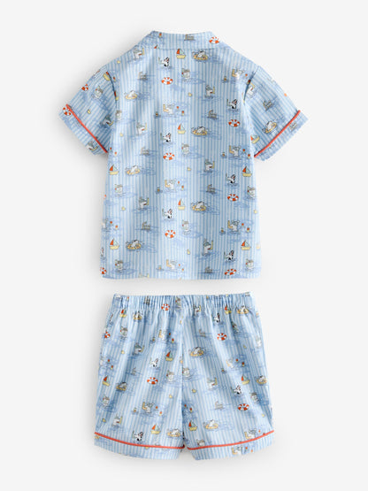 Blue Cath Kidson Single Button Through Short Pyjamas - image 7