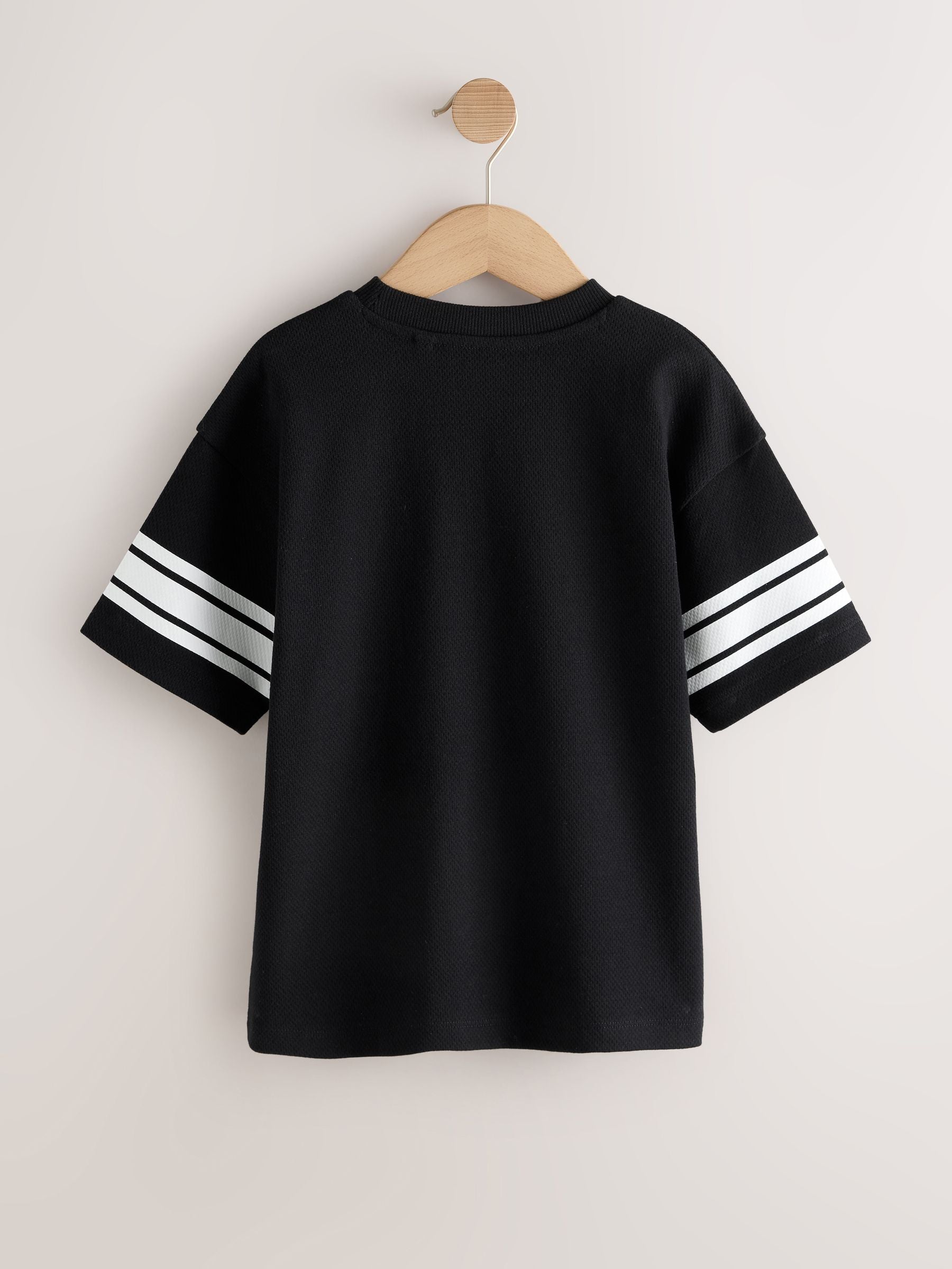 Dsiney Kidz - Black Varsity Relaxed Fit T-Shirt (3-16yrs) image 5