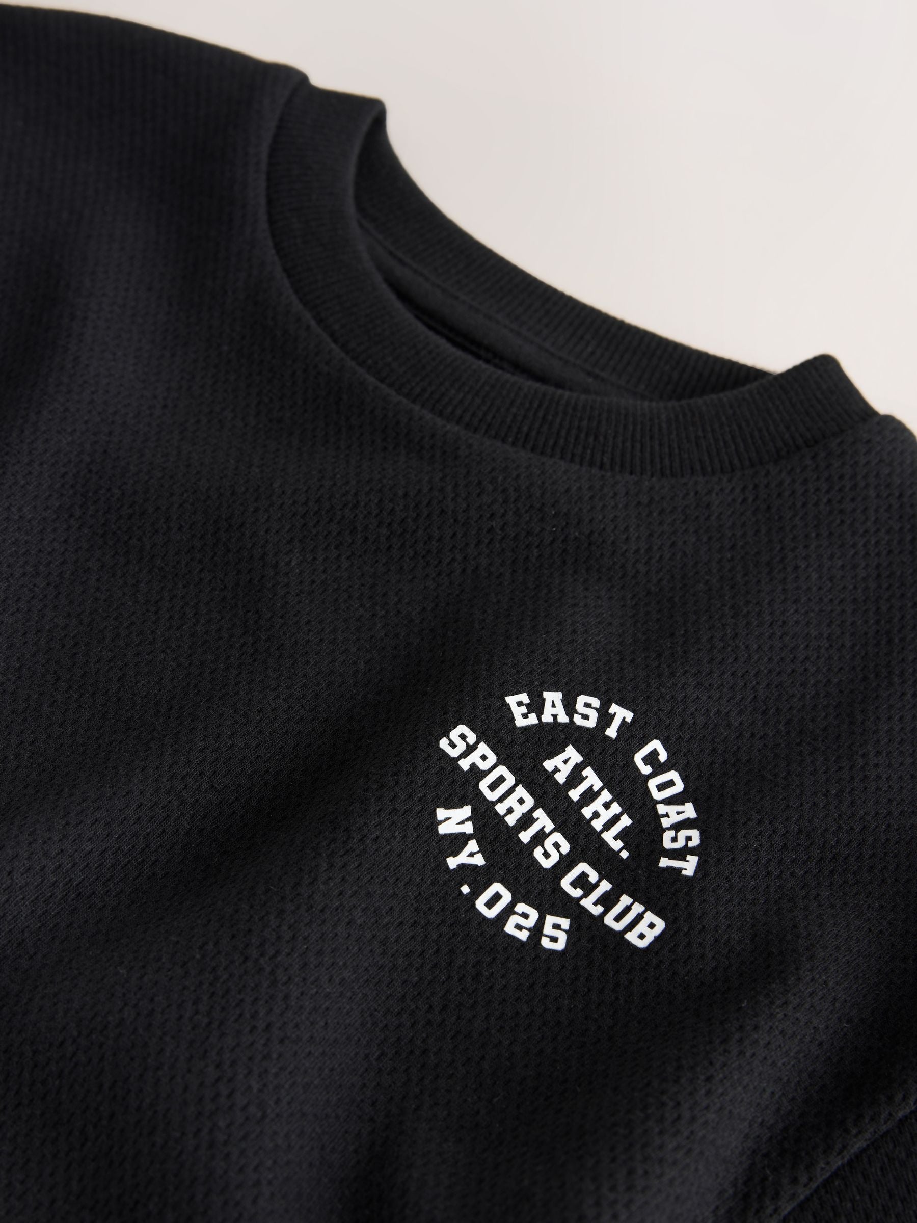 Dsiney Kidz - Black Varsity Relaxed Fit T-Shirt (3-16yrs) image 7