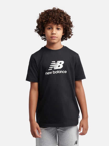 Dsiney Kidz - New Balance Black Stacked Logo T-Shirt & Shorts Set image 4