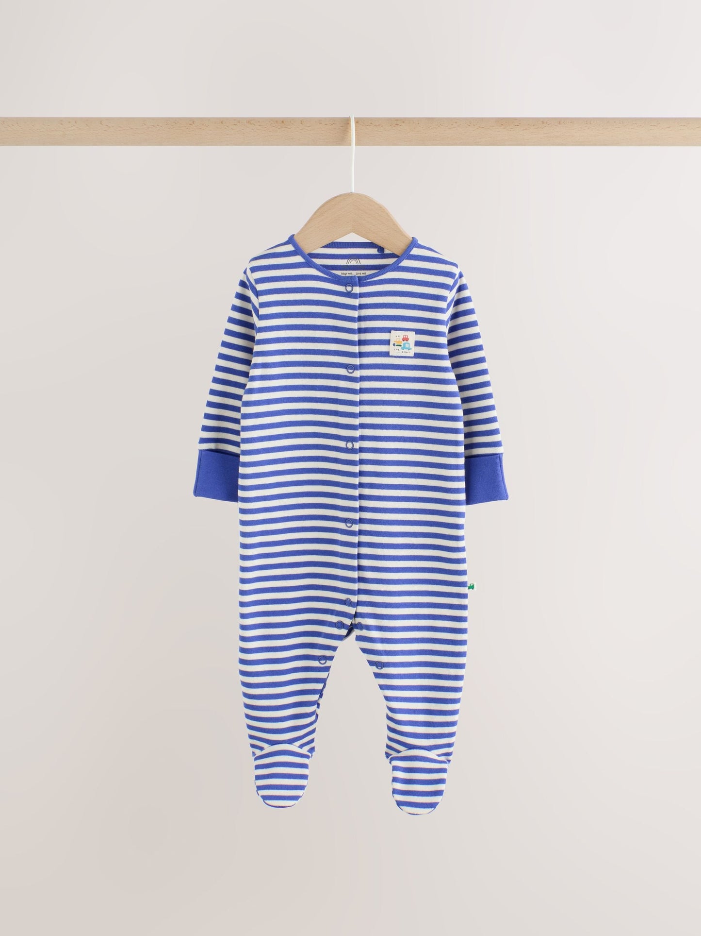 Bright Transport Two Way Zip Baby Sleepsuits 4 Pack (0mths-2yrs) image 6