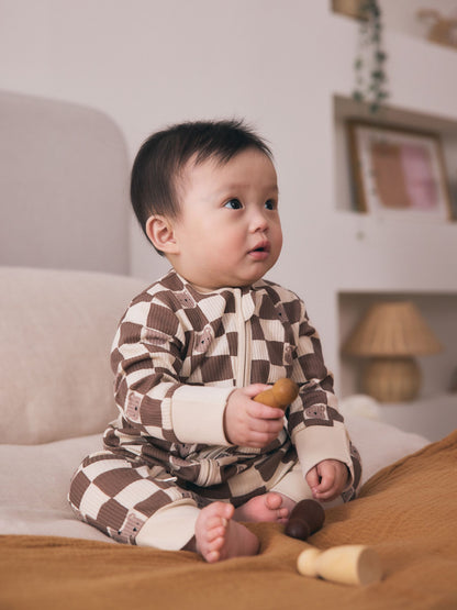 Brown Bear Two Way Zip Baby Sleepsuits 4 Pack (0mths-3yrs) image 2