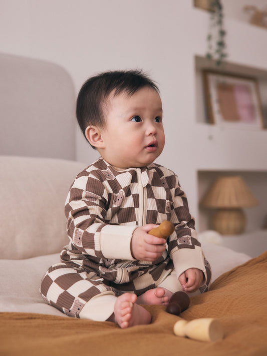 Brown Bear Two Way Zip Baby Sleepsuits 4 Pack (0mths-3yrs) image 2