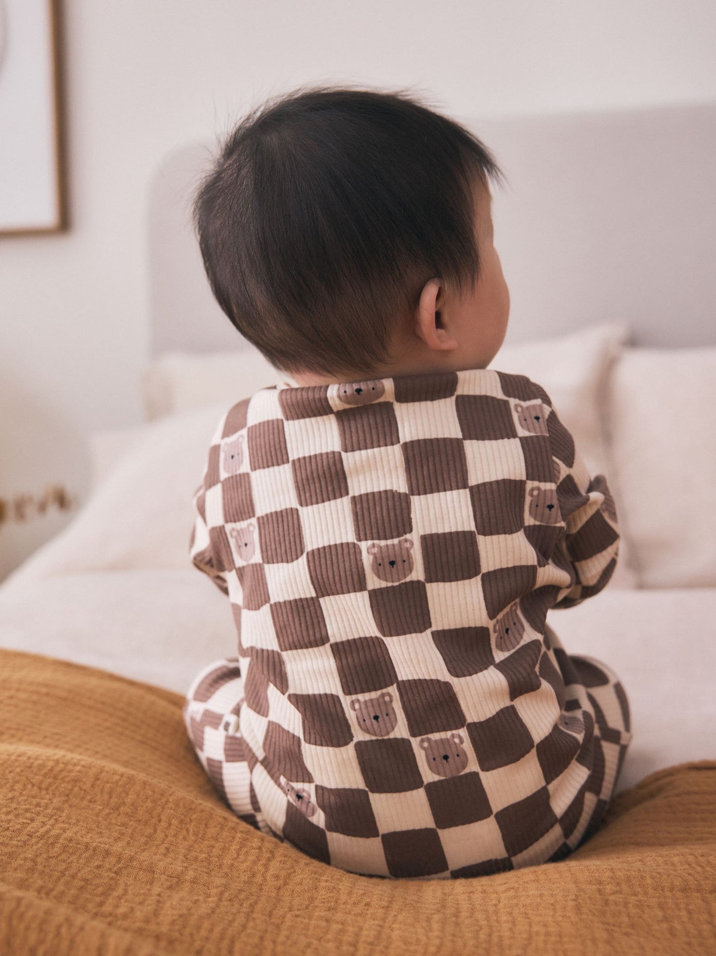Brown Bear Two Way Zip Baby Sleepsuits 4 Pack (0mths-3yrs) image 3