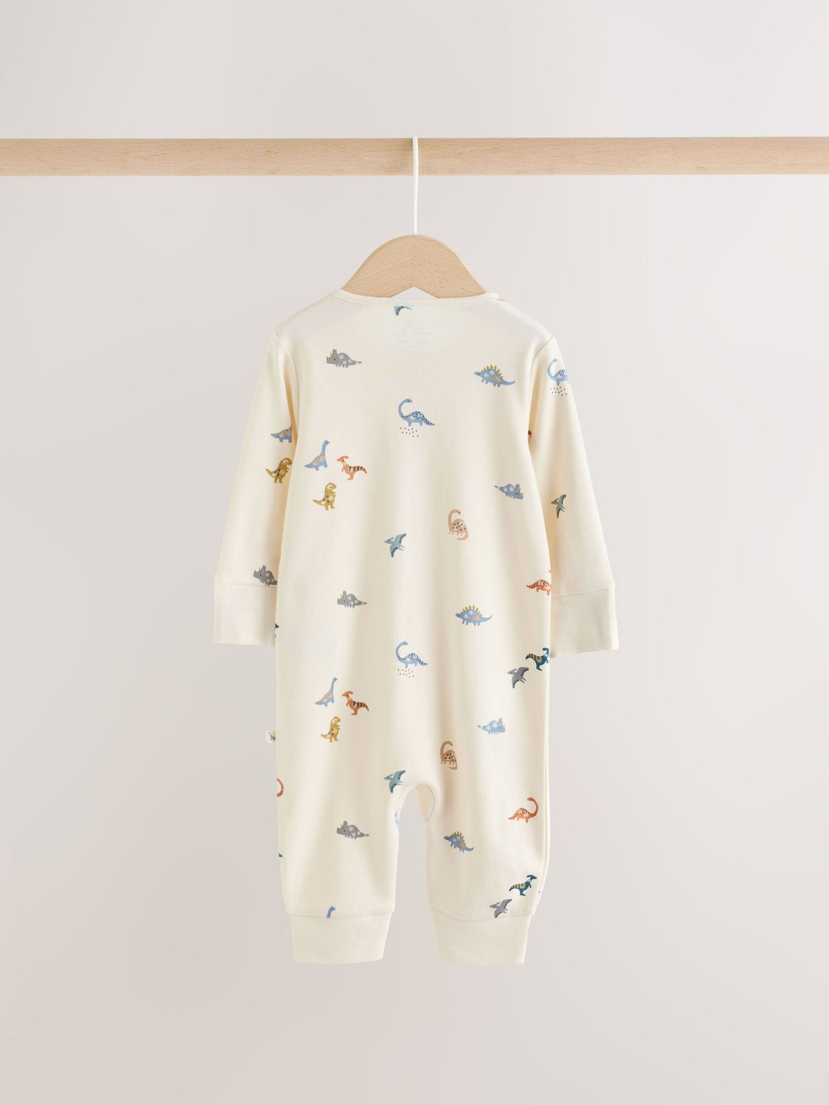 Blue 3 Pack Two Way Zip Baby Sleepsuits 3 Pack (0mths-3yrs) image 6