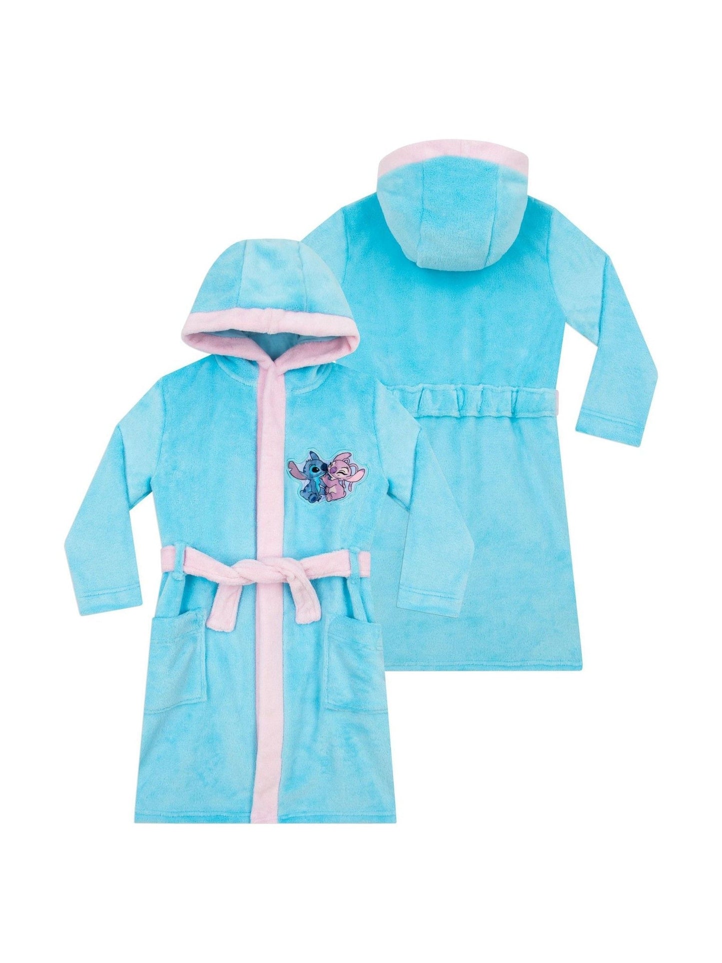Character Blue Disney Lilo And Stitch Dressing Gown And Pyjamas Set image 3