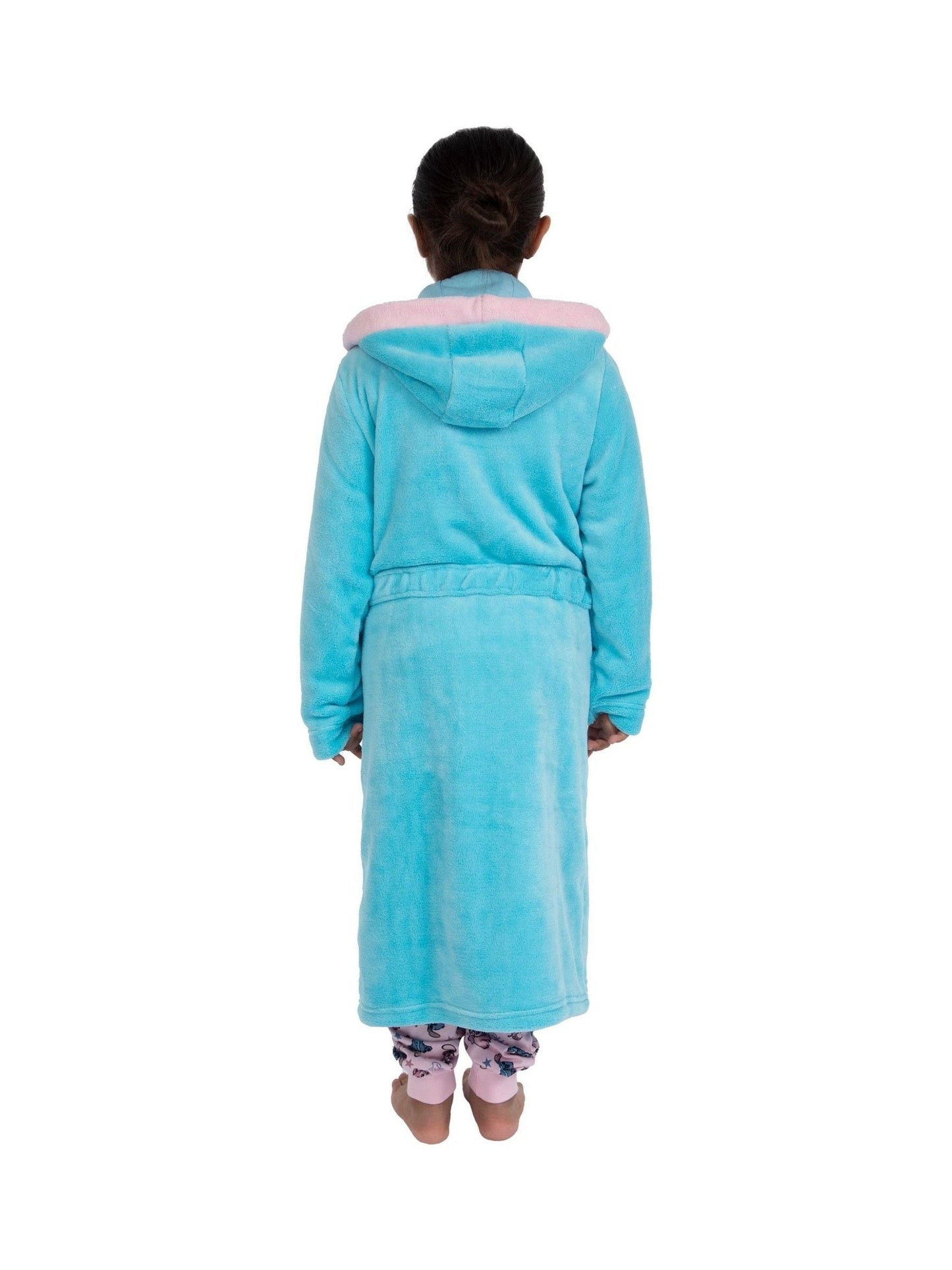 Character Blue Disney Lilo And Stitch Dressing Gown And Pyjamas Set image 8
