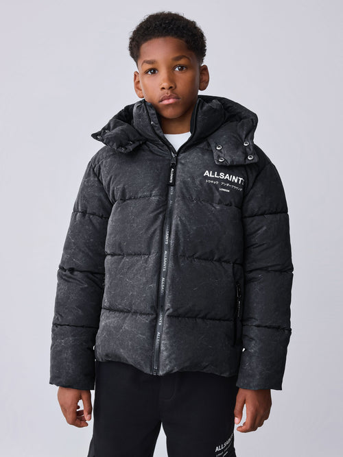 smALLSAINTS Washed Black Underground Short Padded Coat - image 1