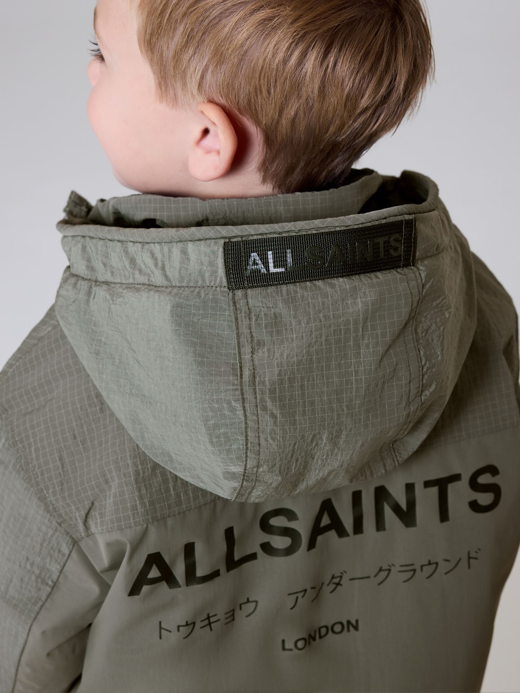 Dsiney Kidz - smALLSAINTS Khaki Green Underground Leightweight Younger Jacket image 4