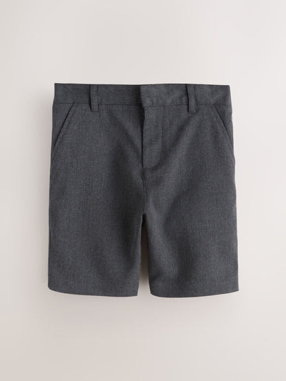 Dsiney Kidz - Clarks Grey Regular Waist Pull-On Regular School Shorts 3 Pack image 2